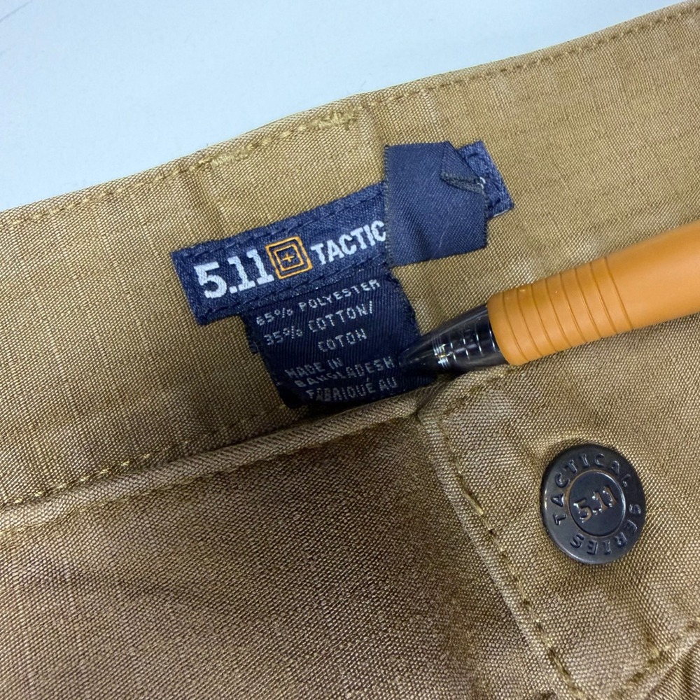 5.11 Tactical Series Cargo Pants Brown Ripstop Mens 38x30 Utility Workwear - Picture 6 of 11